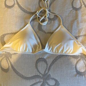 Aerie Cream Bikini Top